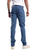 Classic Blue Five Pocket Twill Jeans