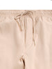 Beige Parachute Pants