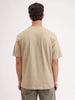 Oversized Cut & Sew T-Shirt | Khaki