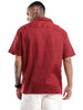 Elite Maroon Solid Shirt