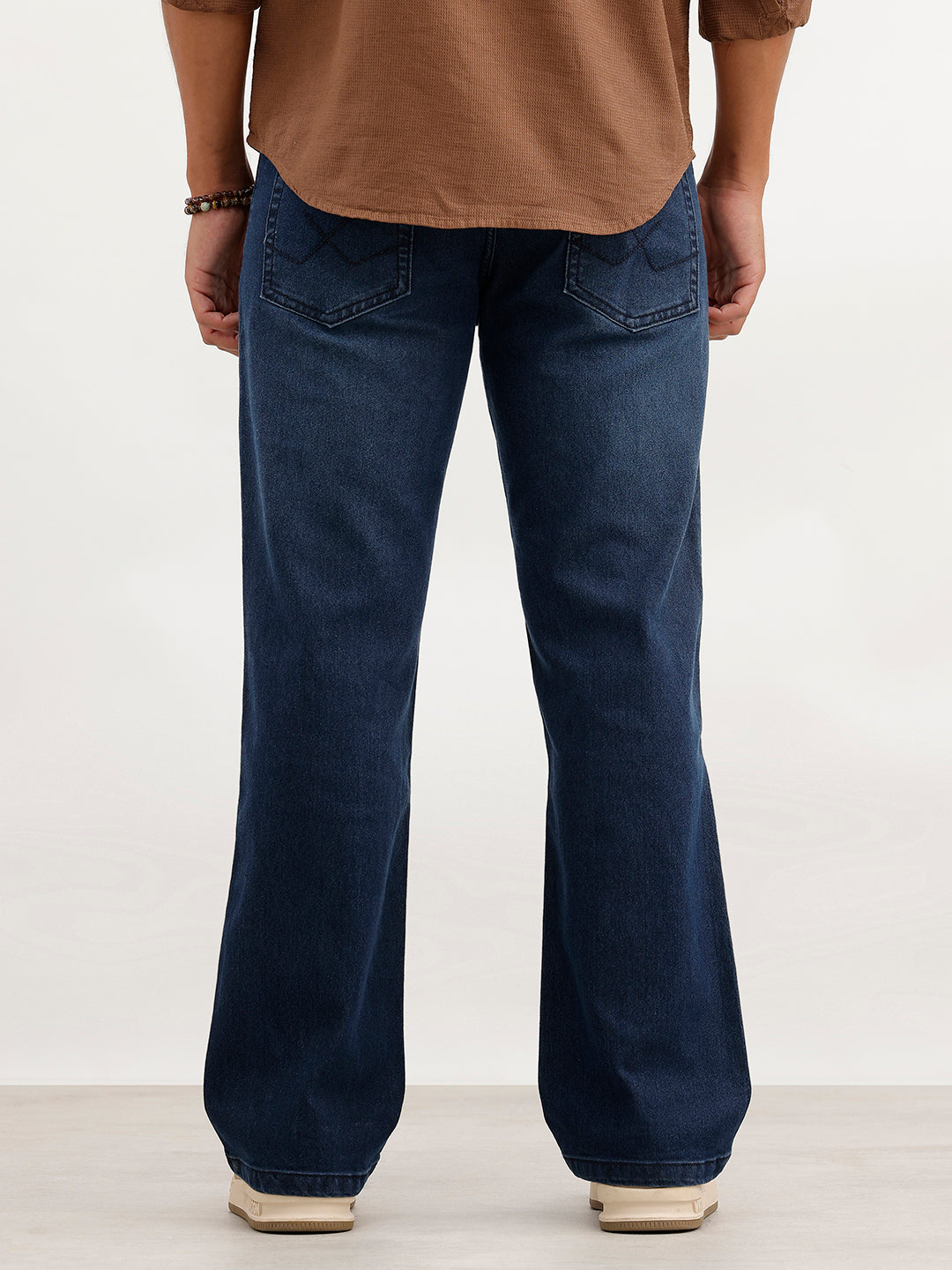 Faded Bootcut Denim Jeans | Blue