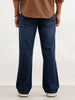 Faded Bootcut Denim Jeans | Blue