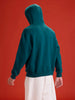 Wrogn Oversized Graphic Hoodie For Men | Teal