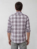 Classic Regular Fit Checkered Shirt | Purple