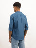 Regular Fit Double Pocket Shirt | Blue
