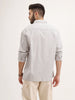 Oversized Fit Placement Printed Shirt | Light Blue