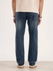 Faded Relaxed Fit Denim Jeans | Light Blue