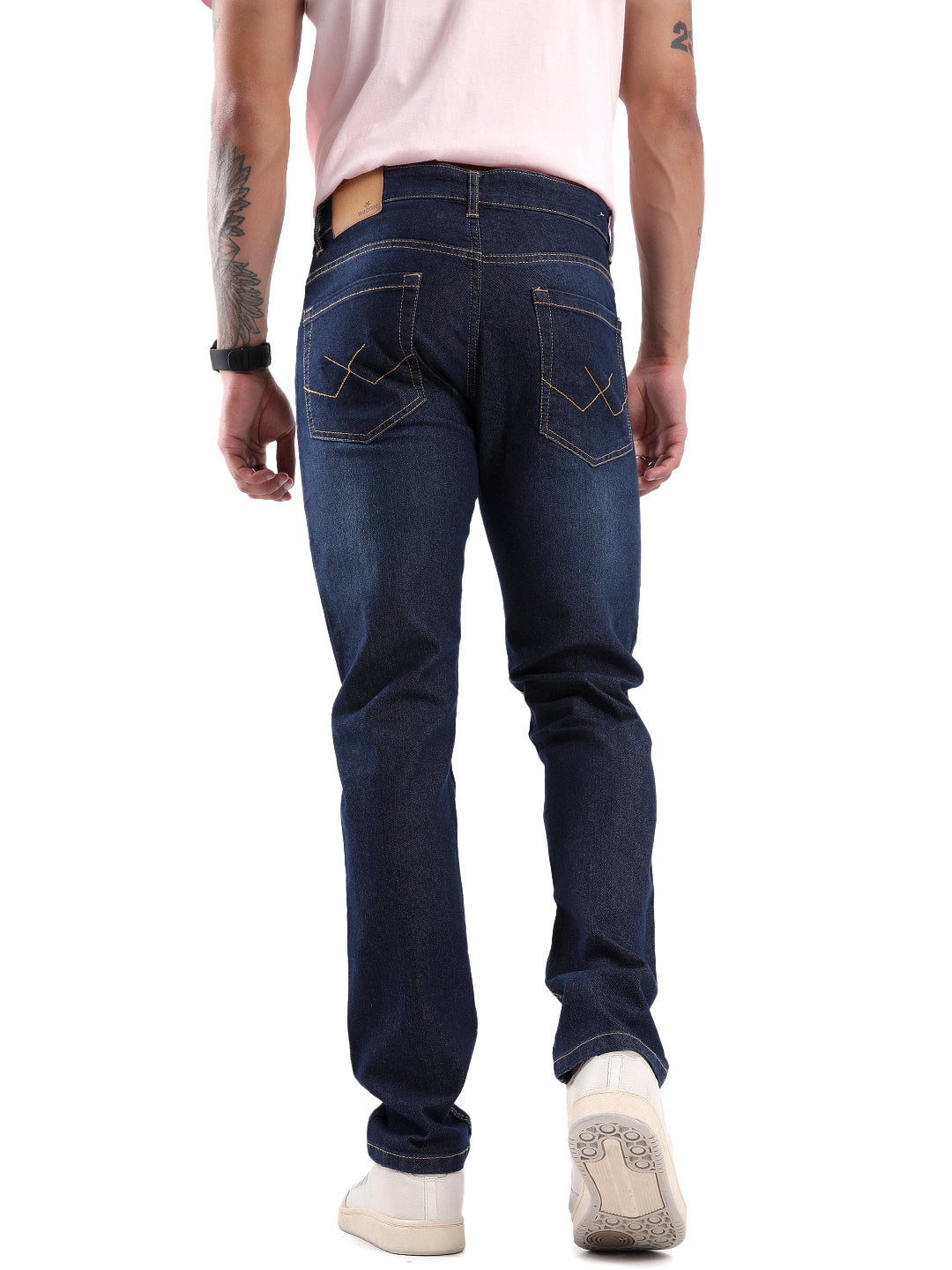 Classic Dark Blue Twilled Jeans