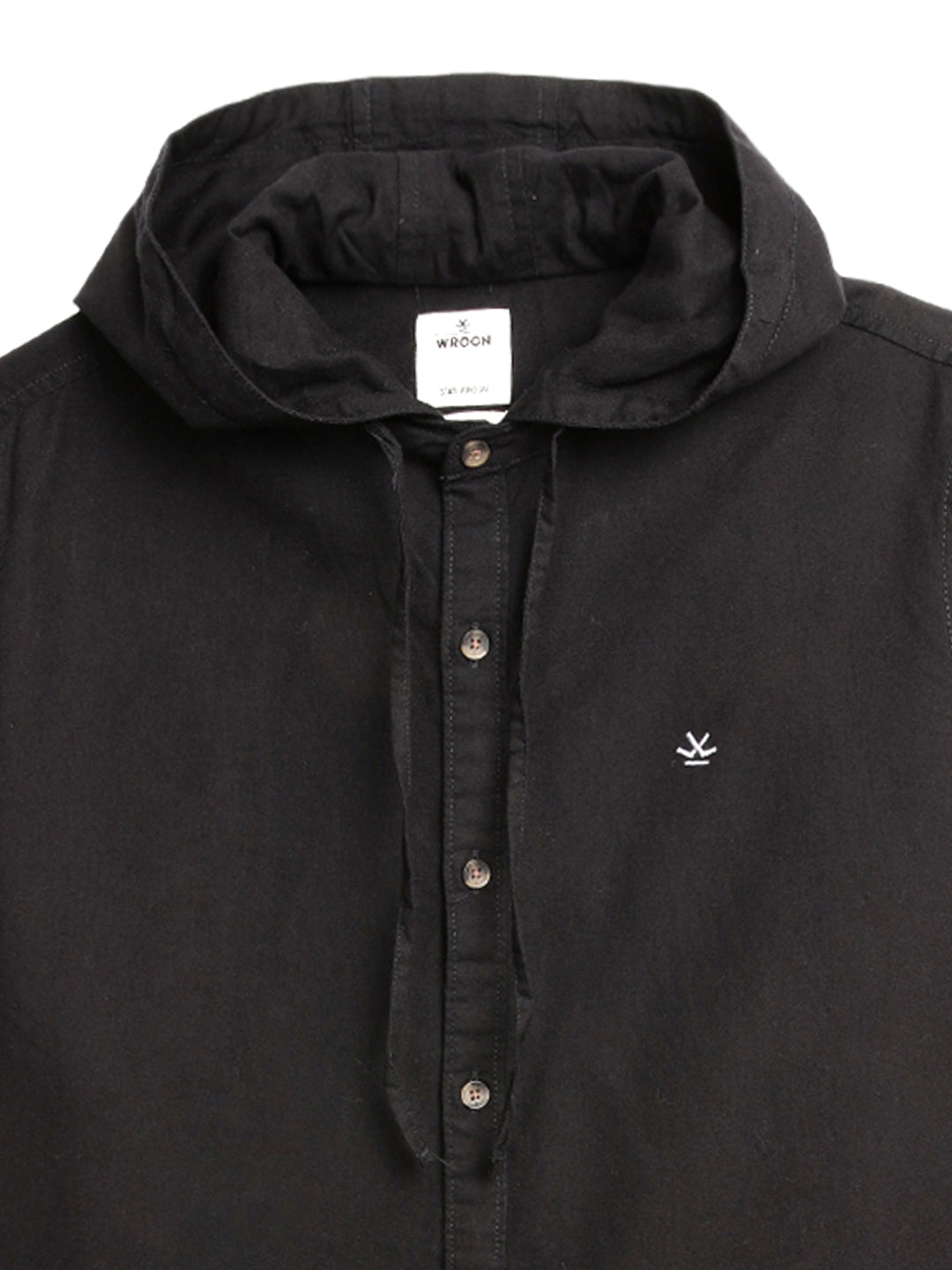 Elite Black Hooded Shirt