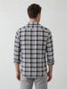 Slim Fit Checkered Shirt | Blue