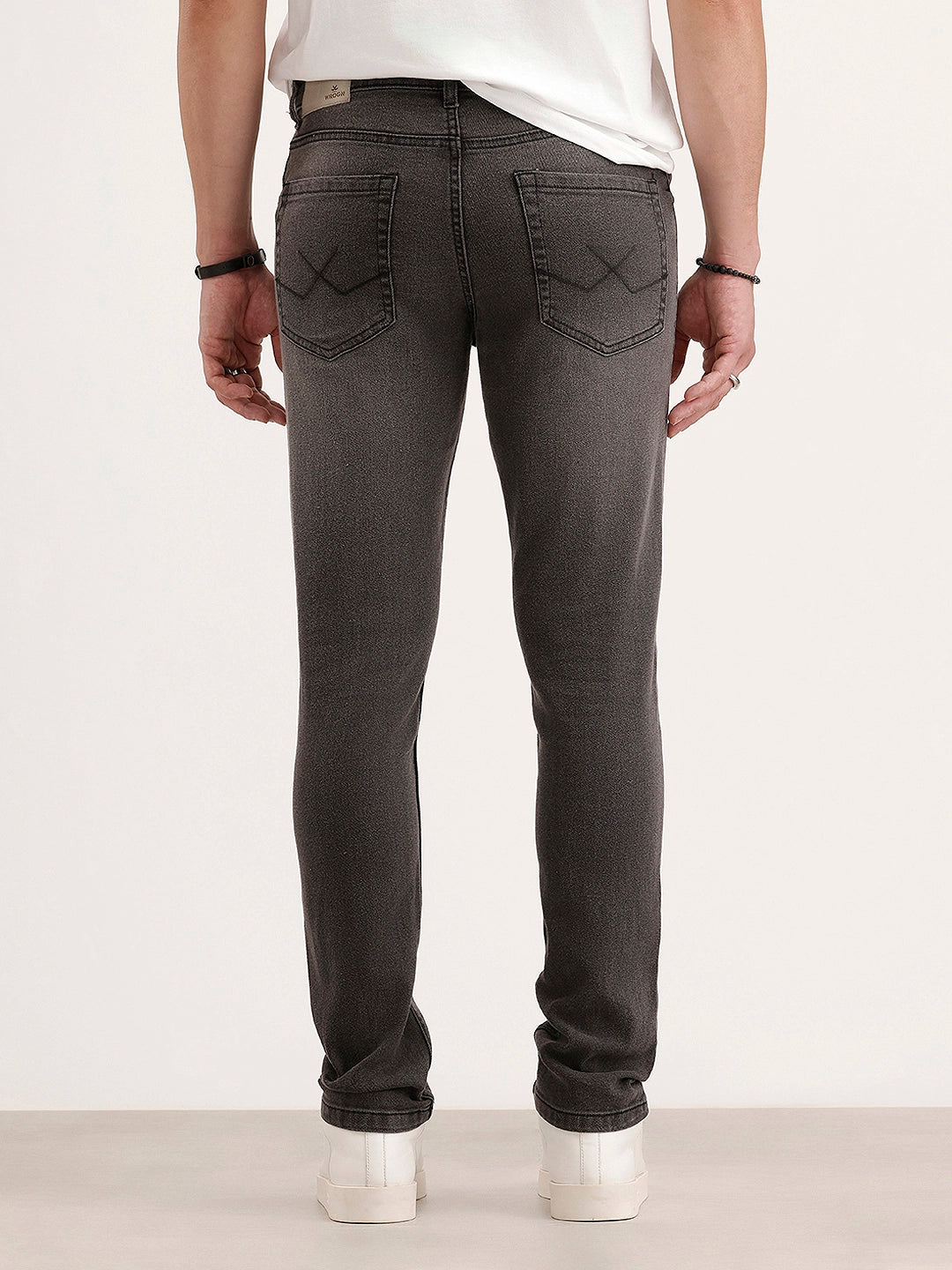 Slim Fit Denim Jeans | Dark Grey