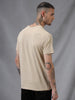 Brain Dump Beige Printed Shirt