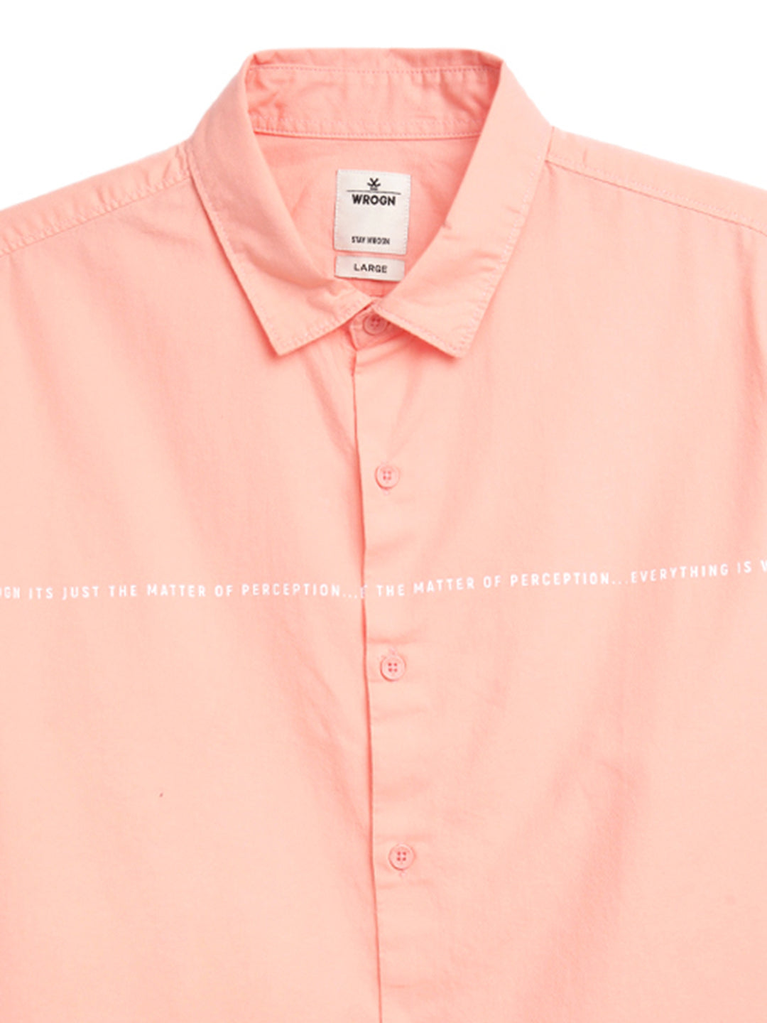 Premium Pink Printed Long Sleeve Shirt