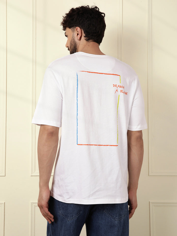Drawn A Blank White T-Shirt