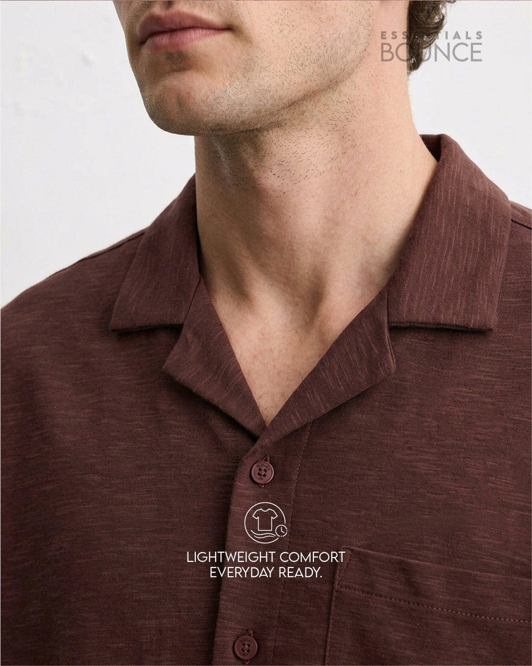 Essential Bounce Holiday Shirt | Essential | Brown