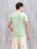Graphic Logo Printed Regualr Fit T-shirt | Light Green