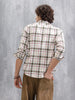 Checkered Full Sleeve Shirt | Off White