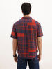 Patchwork Printed AOP Shirt | Red