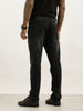 Washed Slim Fit Denim Jeans | Black