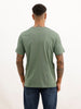 Slim Fit Placement Printed T-Shirt | Green