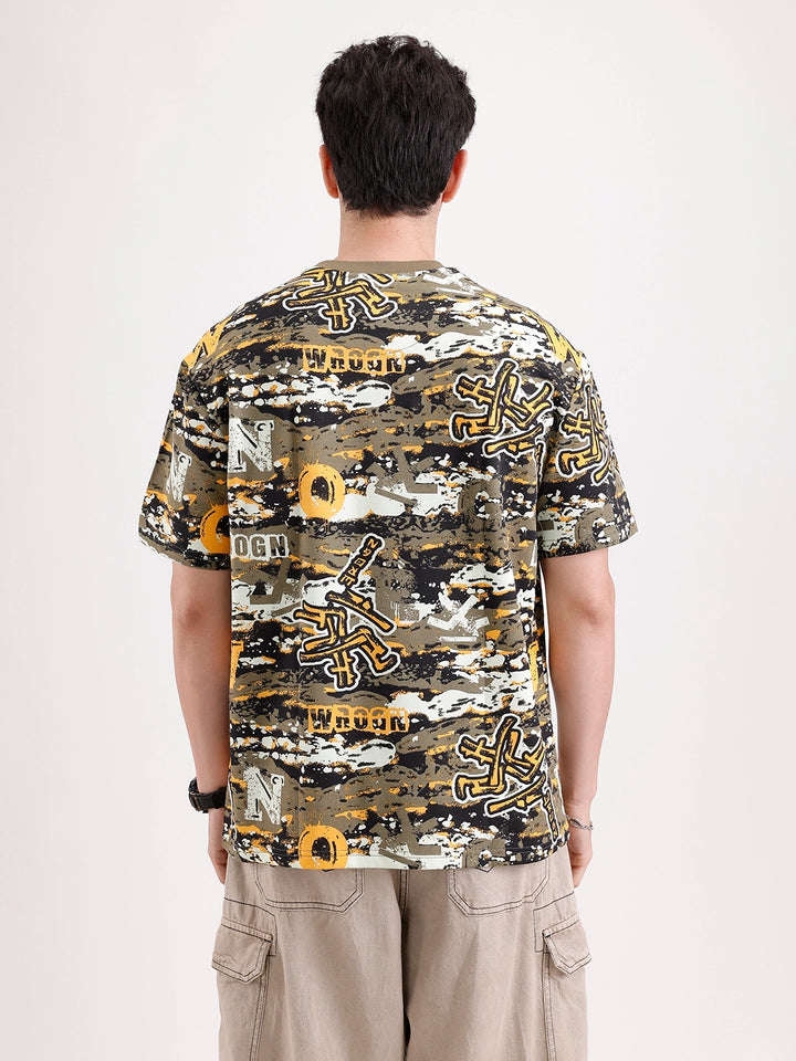 Classic Oversized AOP T-Shirt  | Multicolor