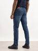 Solid Slim Fit Denim Jeans | Blue