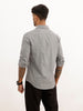 Solid Regular Fit Full Sleeve Shirt | Grey | WWSH9182F