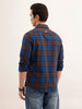 Regular Fit Checkered Shirt | Brown