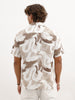 Resort Fit Textured AOP Shirt | Brown