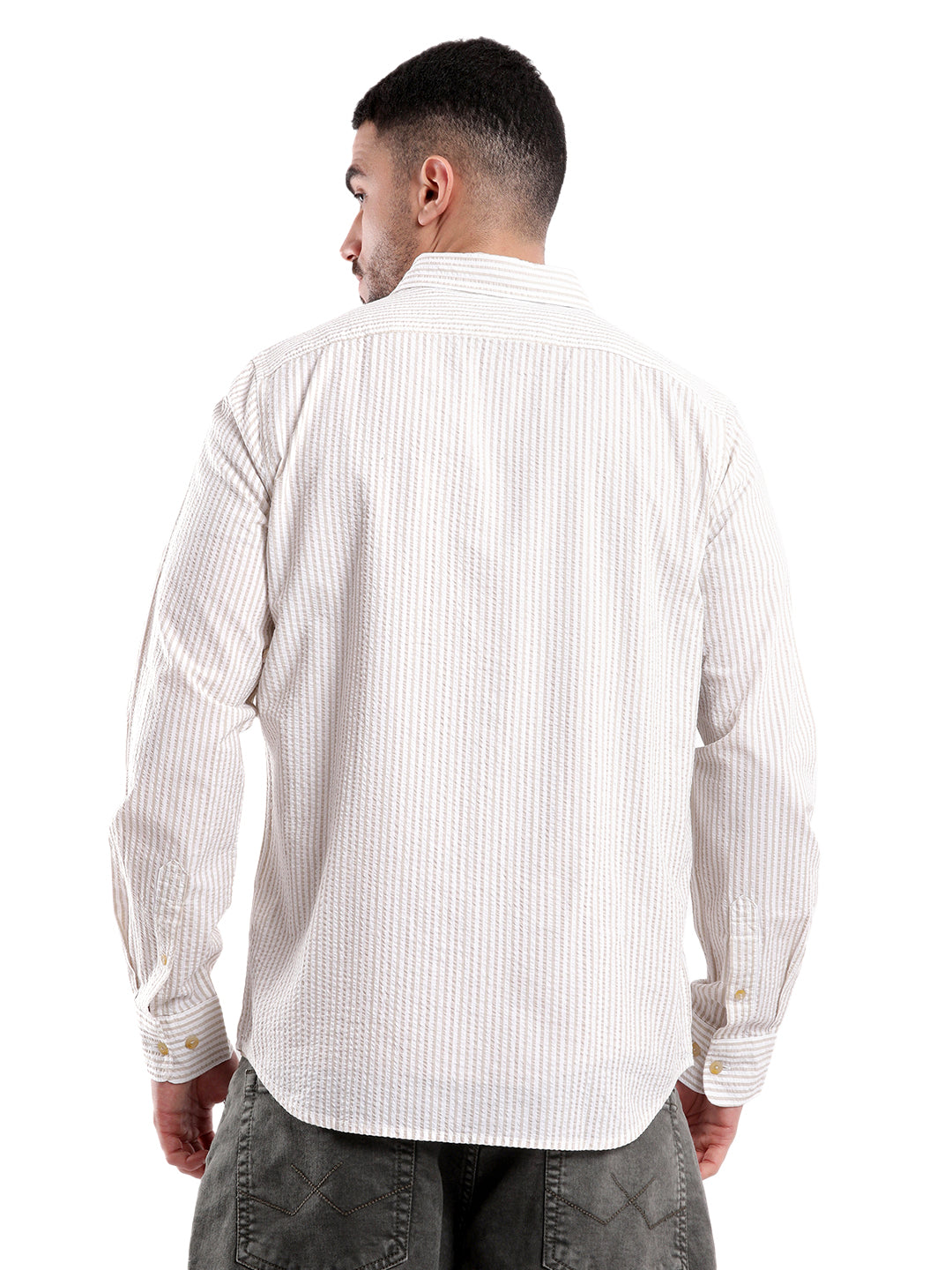 Urban Striped Comfort Fit Shirt