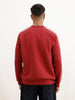 Classic Placement Printed Sweatshirt | Red