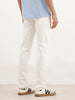 Solid Slim Fit Denim Jeans | White