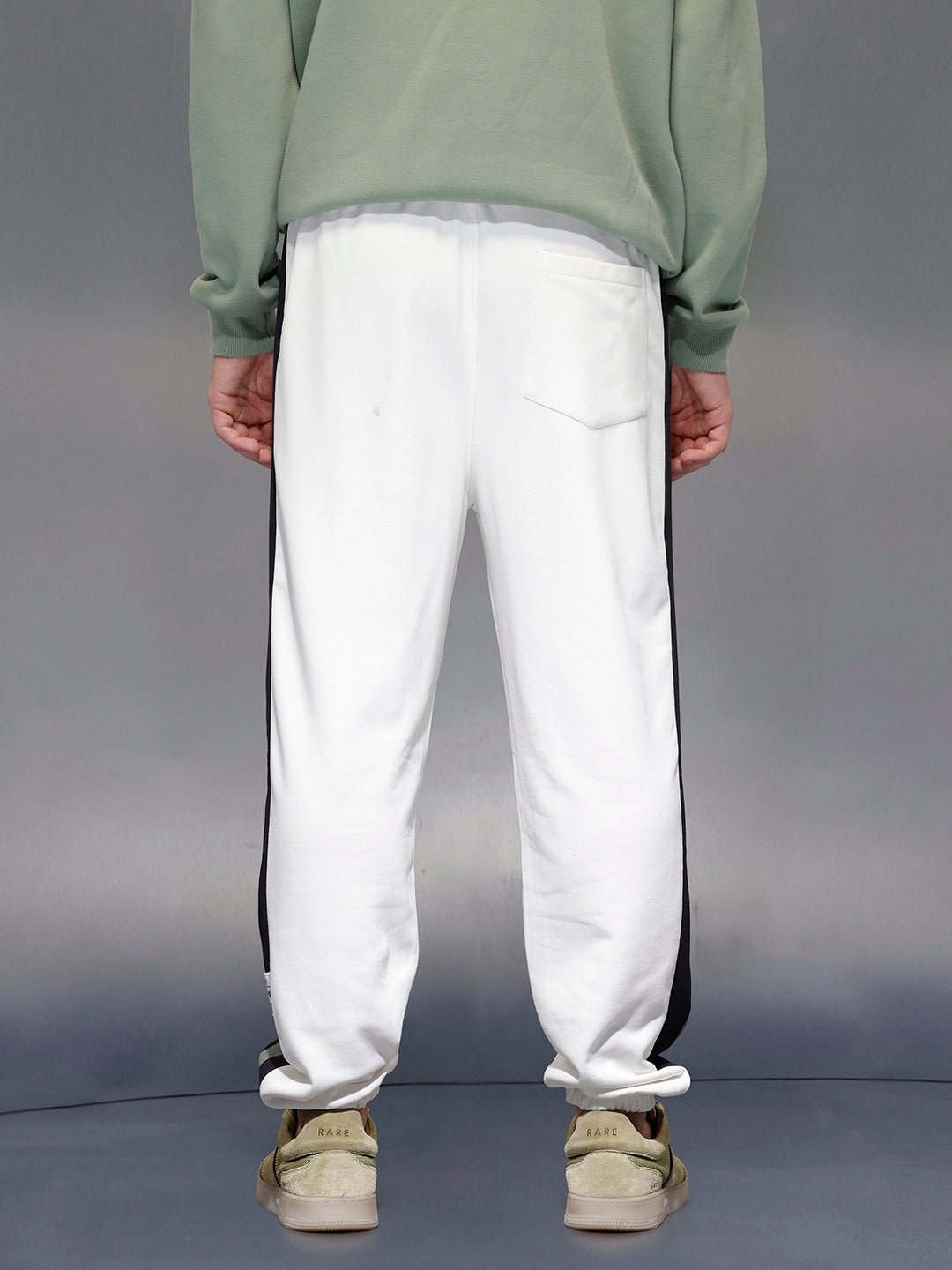 Contrast Triple-Stripe athliesure Joggers | Off White