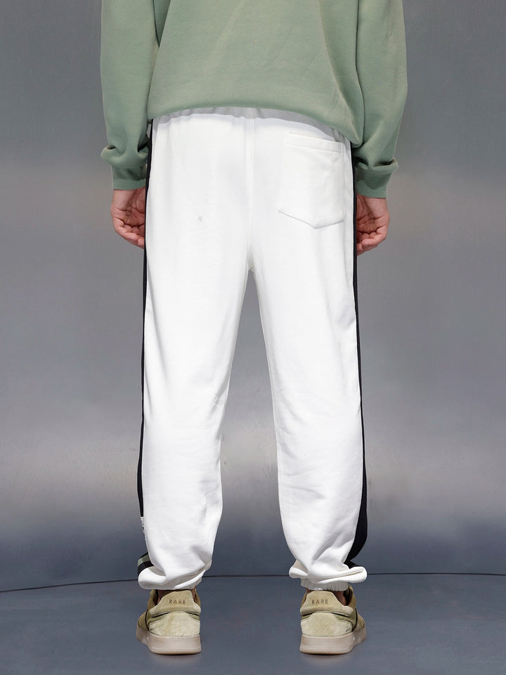 Contrast Triple-Stripe athliesure Joggers | Off White