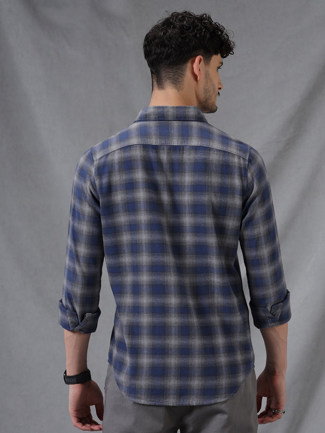 Checked in Blue Full Sleeve Shirt