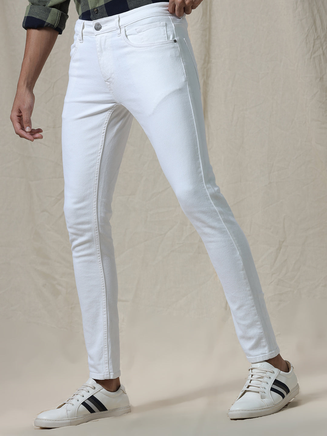 Casual Core White Jeans