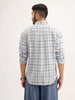 Textured Oversized Double Pocket Shirt | Light Blue