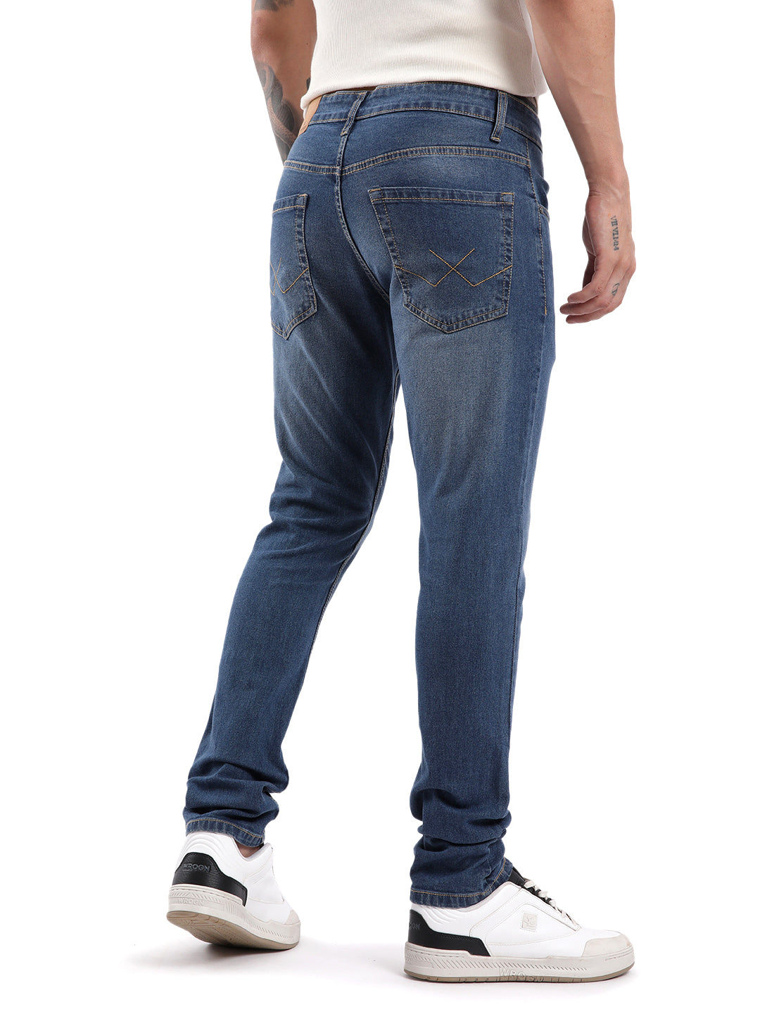 Blue Blend Slim Fit Jeans