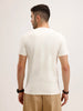 Slim Fit Placement Printed T-Shirt | Off White