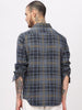 Blue Squares Checked Shirt