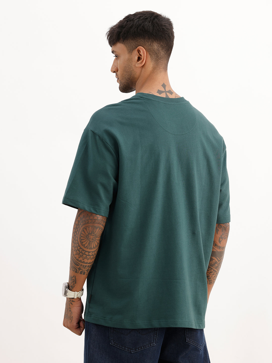 Core Basics Oversized Fit T-Shirt | Green