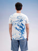 Slim Fit Classic Placement Printed T-Shirt  | Off White