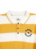 Premium Yellow Striped Polo T-Shirt