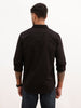Regular Fit Solid Full Sleeve Shirt | Black | WVSH2567F