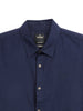 Solid Navy Cotton Linen Shirt