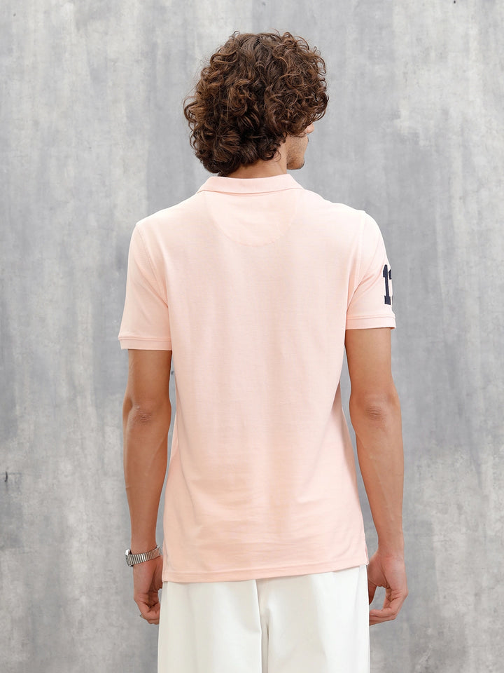 Sporty Polo T-Shirt | Pink
