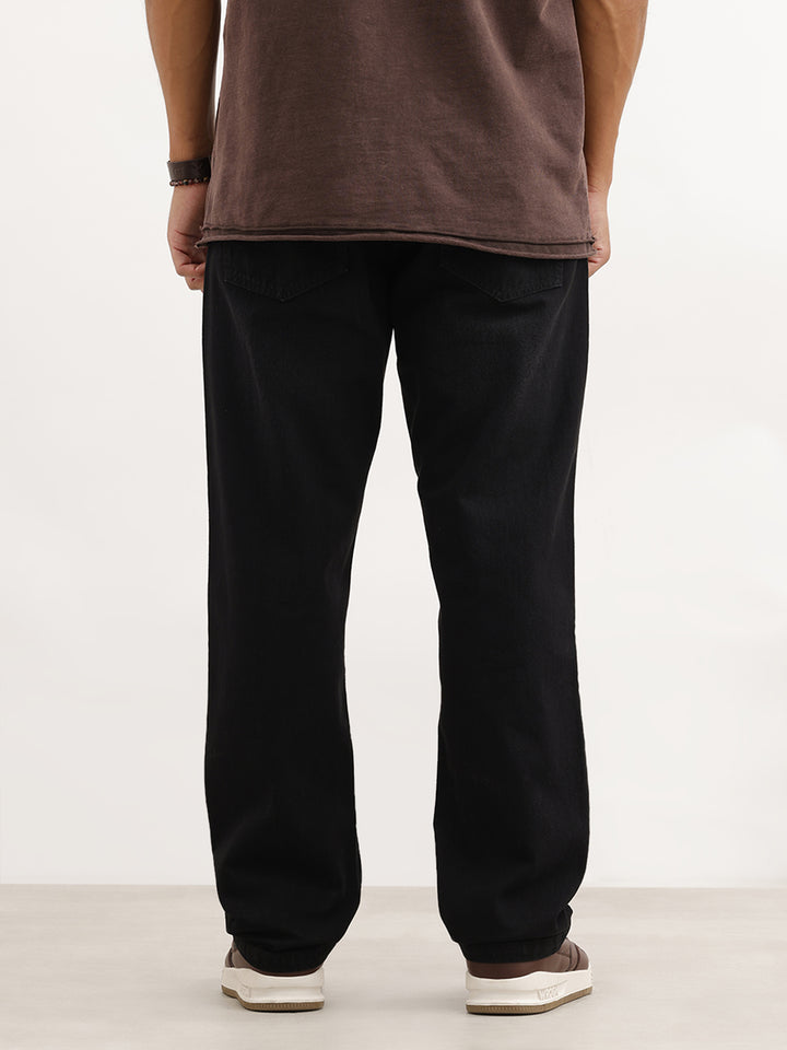Faded Anti Fit Denim Jeans | Black