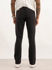 Washed Straight Fit Denim Jeans | Dark Grey