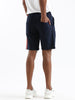 Striped Comfort Navy Blue Shorts