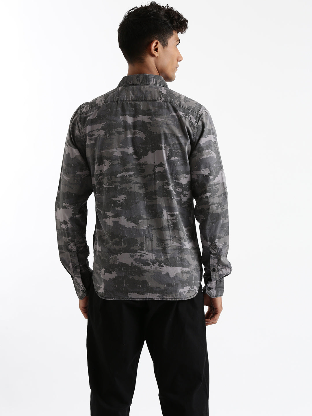 AOP Camo Slim Fit Shirt